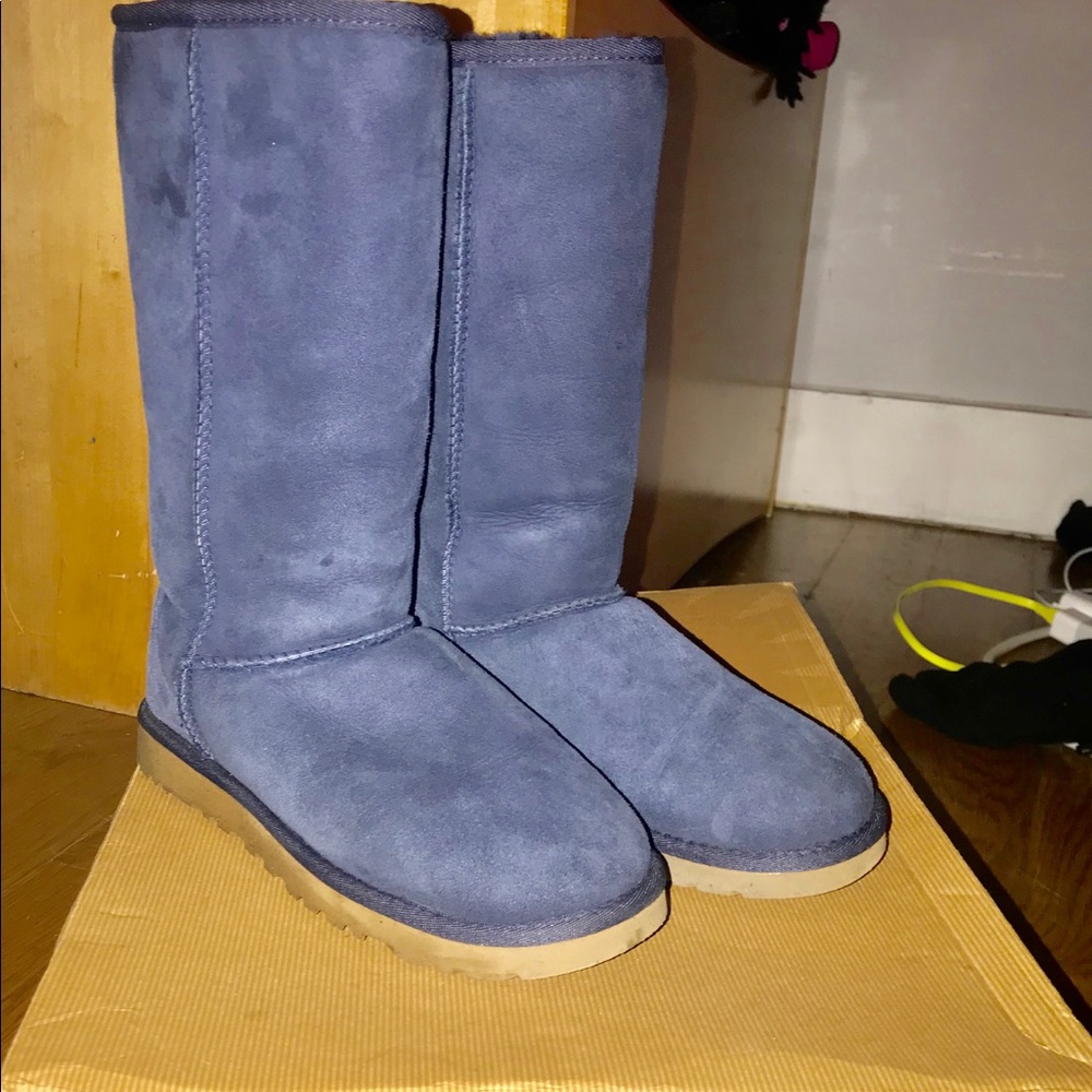 Classic Tall Navy Blue Uggs
